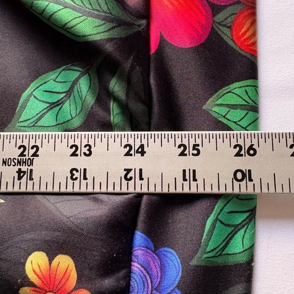 Women's Black & Floral Hoodie Long Sleeve Kangaroo Pocket Plus Size 5XL - Picture 11 of 13